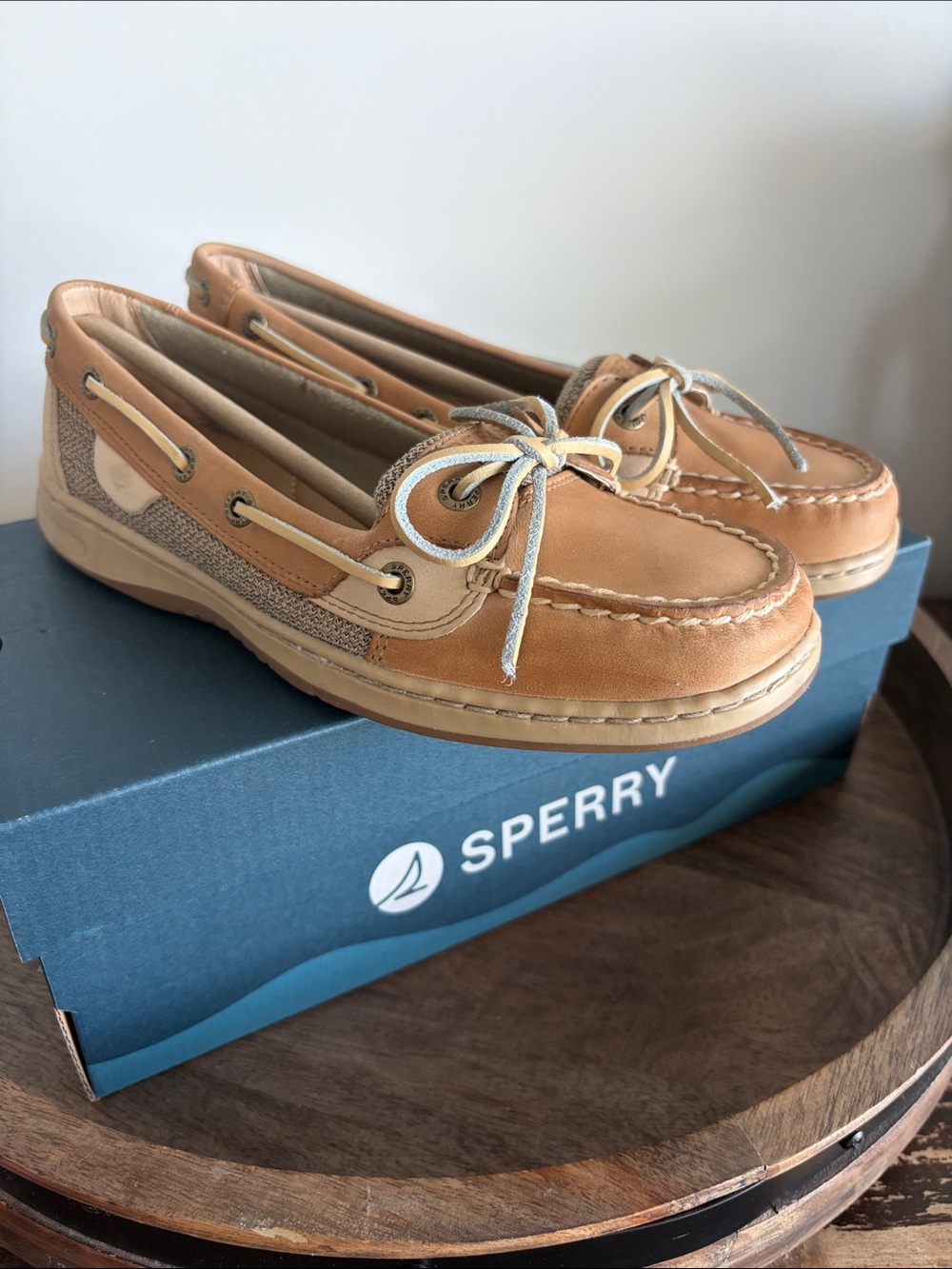 Sperry Women's Angelfish Leather Boat Shoes NIB